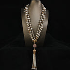 Baroque Pearl Tassel Lariat