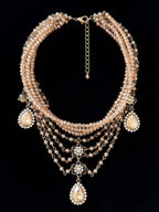 Champagne Nectar Draped Choker