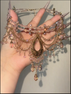 Vintage Rosewater Filigree Choker
