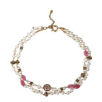 Vintage Rose Pearl Layered Necklace