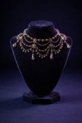 Champagne Nectar Draped Filigree Choker