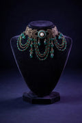 Vintage Forest Filigree Tassel Choker