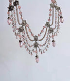 Champagne Nectar Draped Filigree Choker