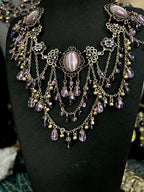 Twilight Amethyst Draped Choker