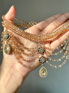 Champagne Nectar Draped Choker